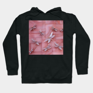 Mauve Dragonflies Hoodie